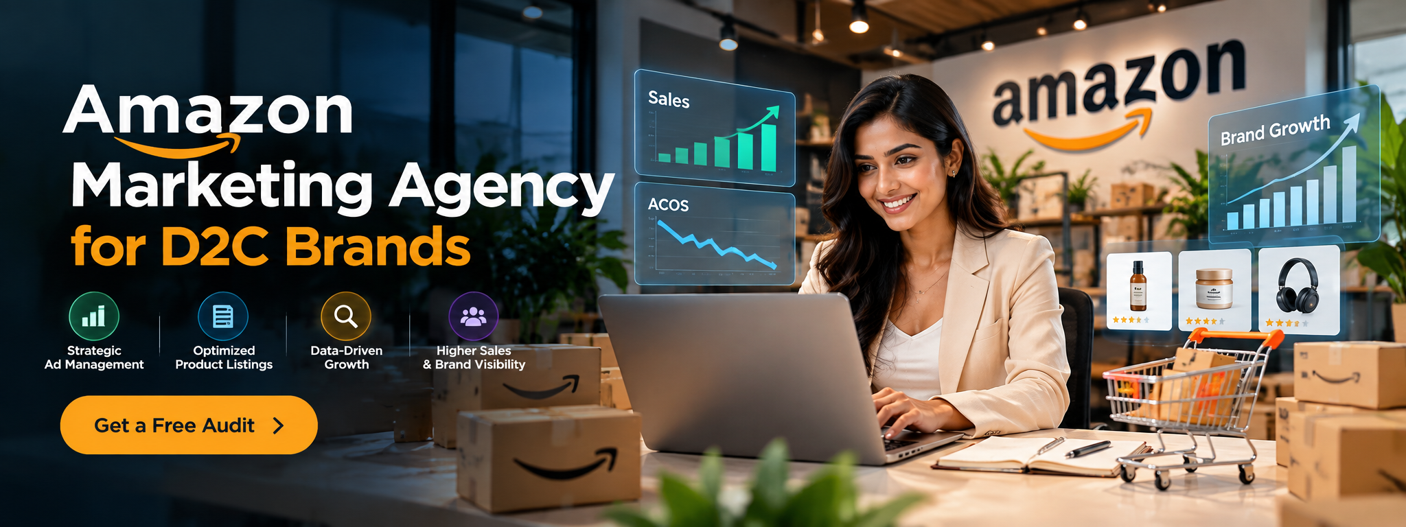 Amazon marketing and advertising services for online sellers